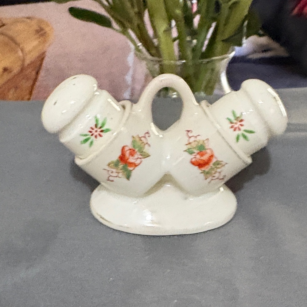 Vintage 3 piece Japan Salt and Pepper Shakers